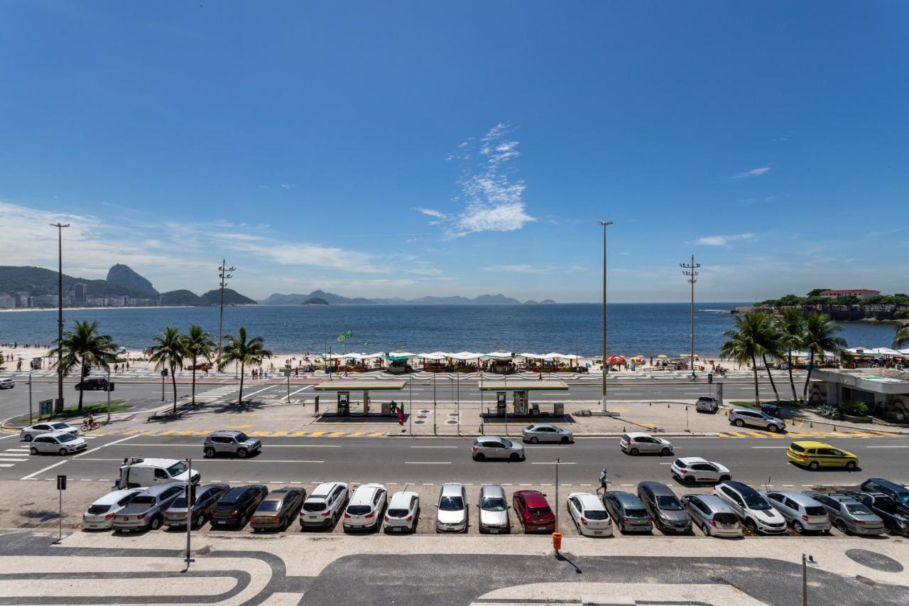 דירות ריו דה ז'ניירו Sofisticado Em Copacabana - Vista Para Praia - A403 Z3 מראה חיצוני תמונה